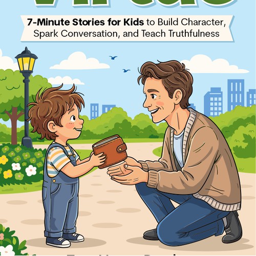 Honesty Is a Virtue – Illustrated Kids Cover Design