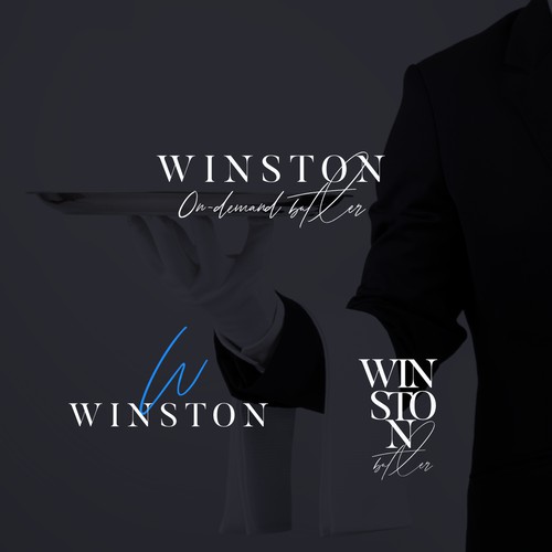 Logo design for Winston, Luxury Butler Service