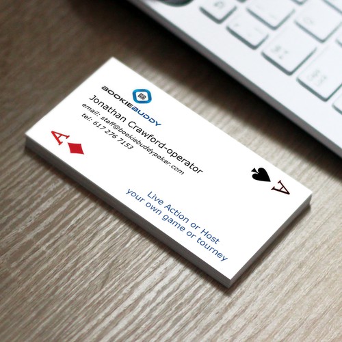 Business Card for Online Poker Site