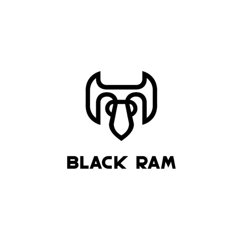Schafsbock Logo (Ram) für eine IT Firma