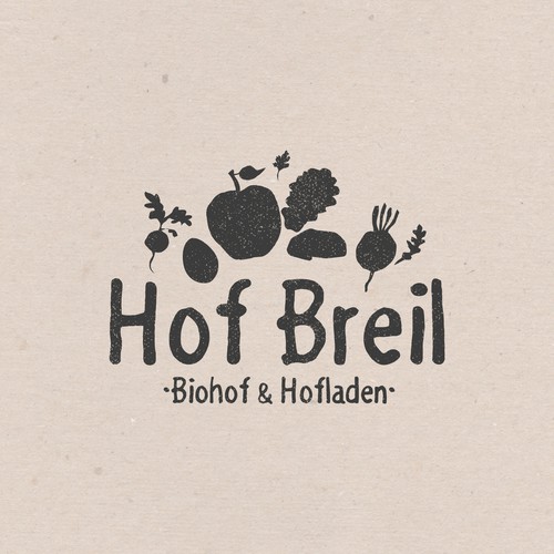 Logodesign für einen Biohof mit eigenem Hofladen