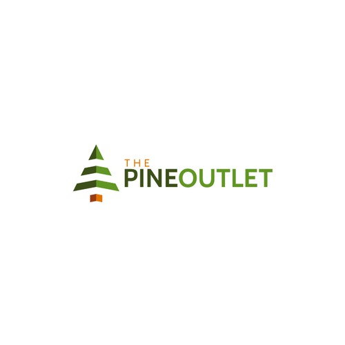 Logo concept for The Pine Outlet