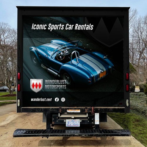 Wanderlust Motorsports truck wrap