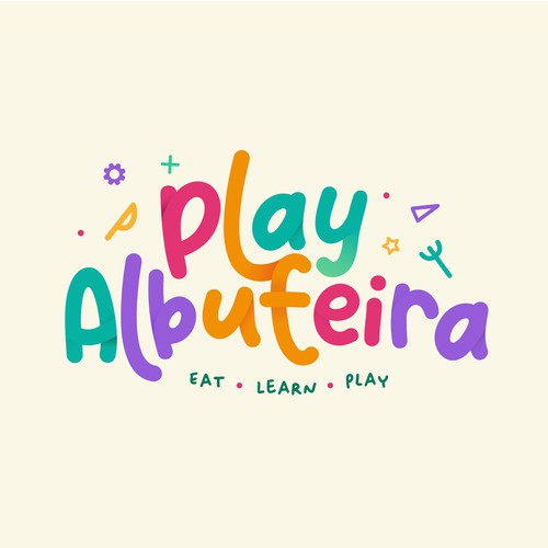 Playful logo for children's playroom