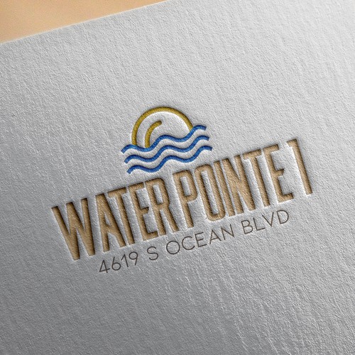 "Water Pointe 1" Signage Design