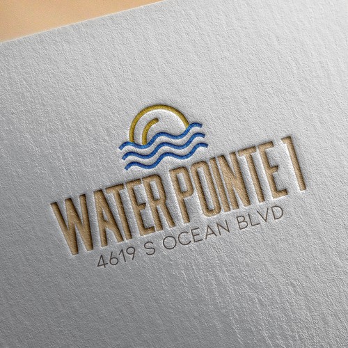 "Water Pointe 1" Signage Design
