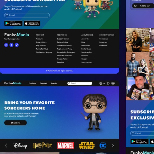 FunkoMania | Landing Page