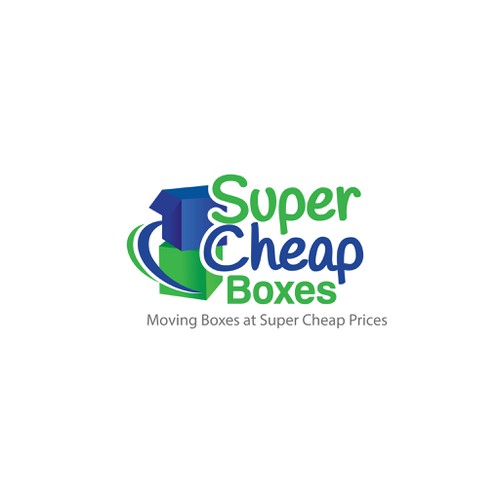 Create a WOW logo for Super Cheap Boxes!