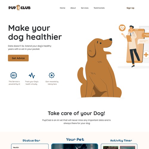 AI Vet Website