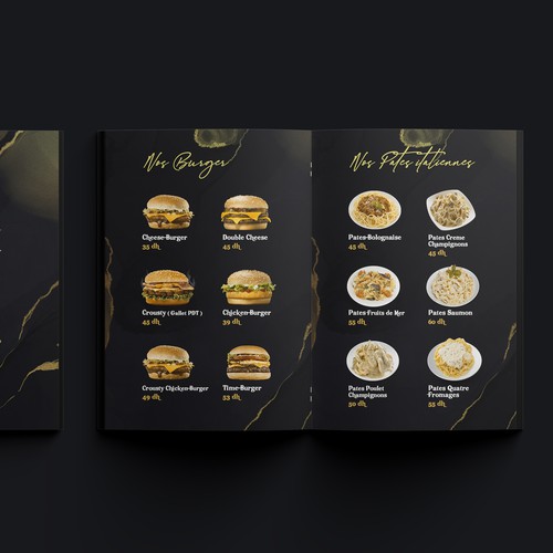 restaurant menu