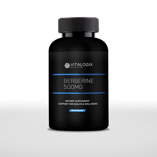 Label design for supplement bottle 