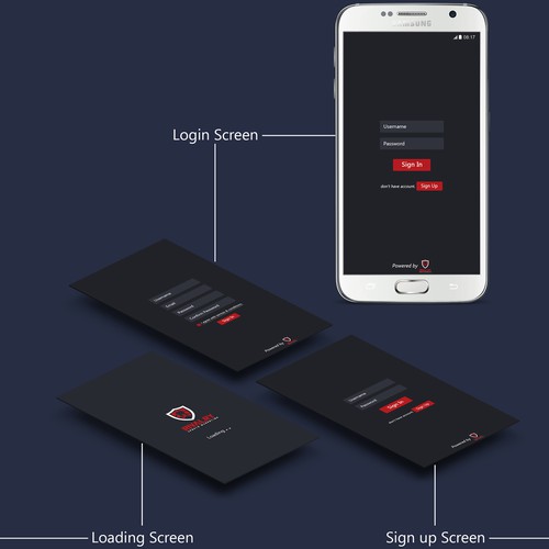 Rivalry Mobile app design