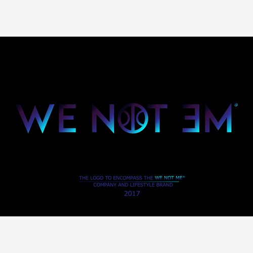 Logo for the "We Not Me®" company and lifestyle brand.