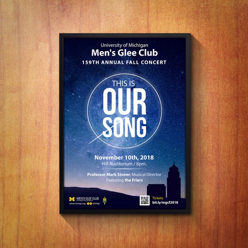 Men's Glee Club Choir Poster