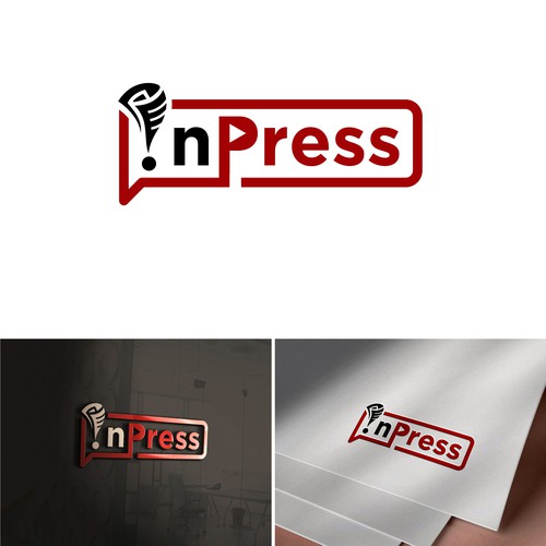 Logo design concept for InPress