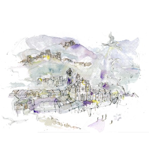 Watercolor for a Website.