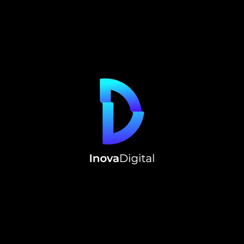 Inova digital logo design