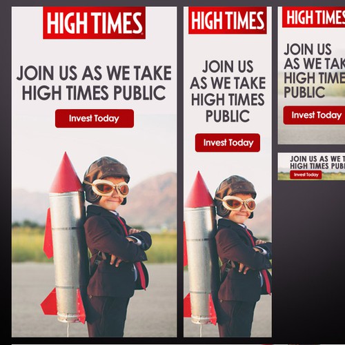 Banner Ad for Cannabis Publication.