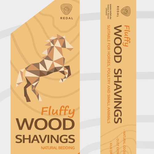 Packaging for wood shadings