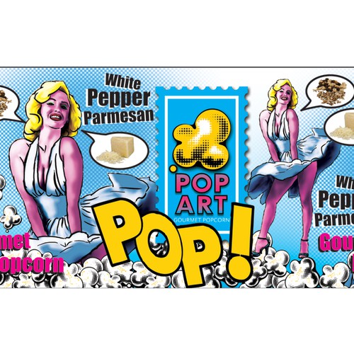 Pop Art Snacks Needs a Great Label for their New Gift Tin Product Launch!