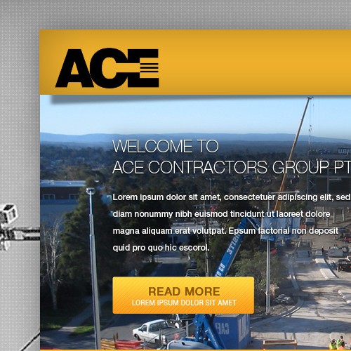 Help Ace Contractors Group Pty. Ltd. with a new website design
