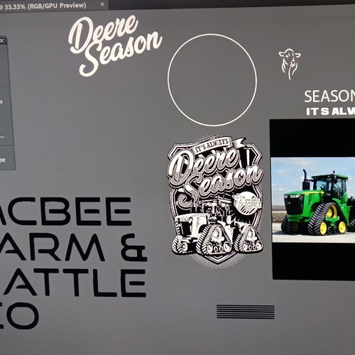 deere tractor made with AI for MCBEE FARM