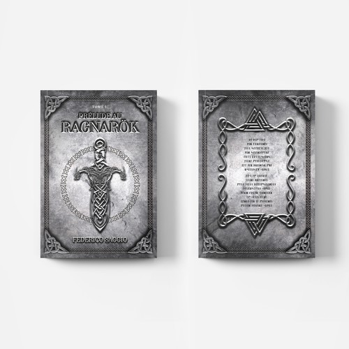 'Prelude au Ragnarok' book cover design