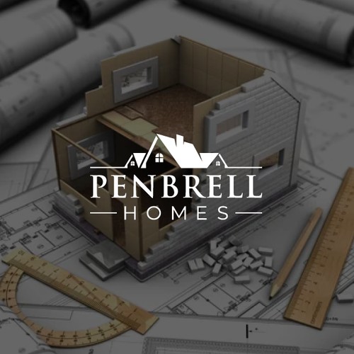 Design a classic logo for a new home construction company