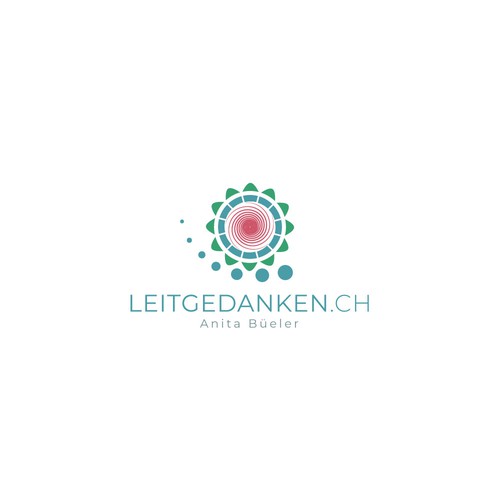 Dynamisches, kraftvolles, schwungvolles, zielgerichtetes Logo für Mentaltraining, Hypnosetherapie