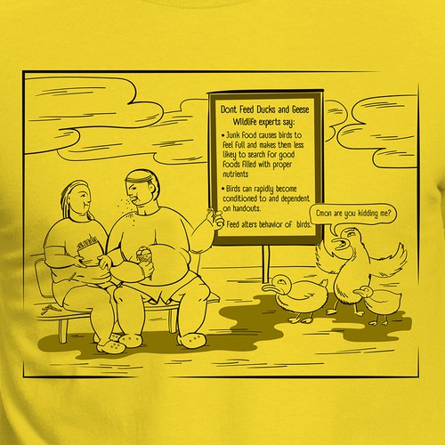 dont feed ducks
