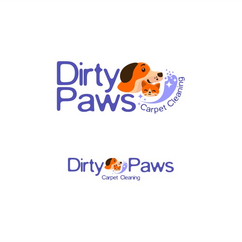 Concept logo for Dirty Paws