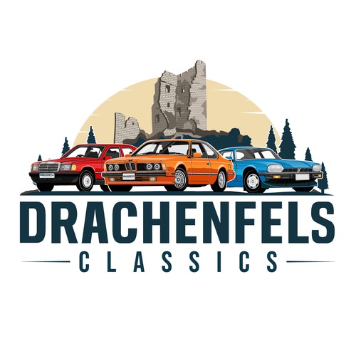 Winning logo for Drachenfels Classics 