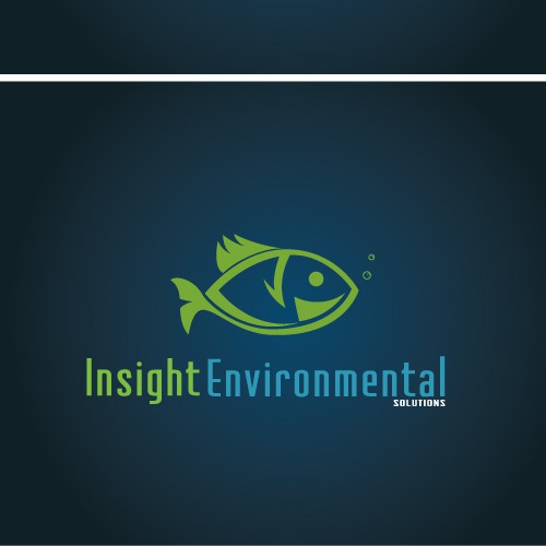Something fishy? Logo and business card design for a biologist at Insight Environmental Solutions.