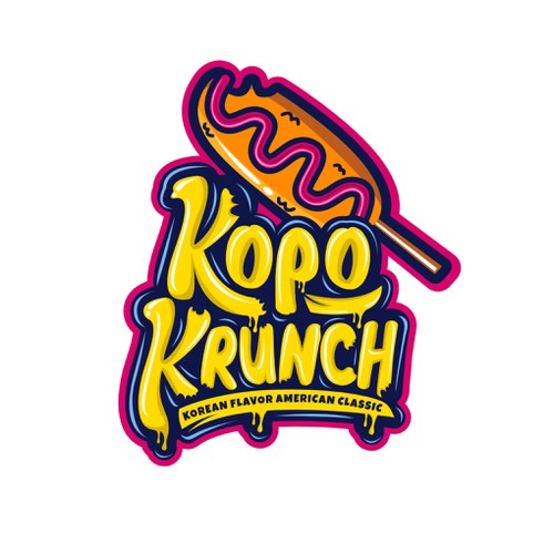 Logo for upcoming korean corn dog franchise