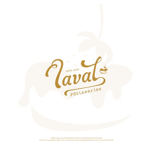 Logo concept for laval patisseries