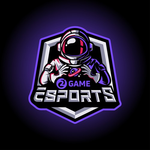 Astronaut Esport Logo Concept