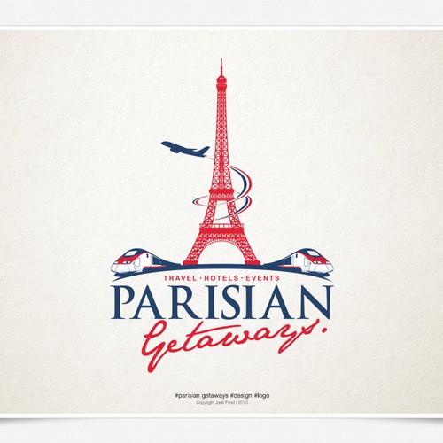 We need a cool design & you can tell your grandkids that you designed the 'Parisian Getaways' logo.