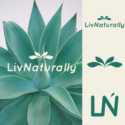 Logo Concept for liv Naturally.
