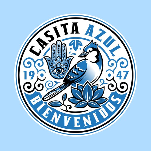 A Bold Vintage Logo for Casita Azul