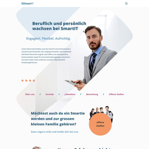 Web design concept - Smart IT