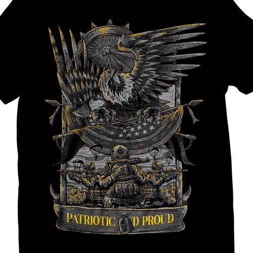 Patriotic tshirt design