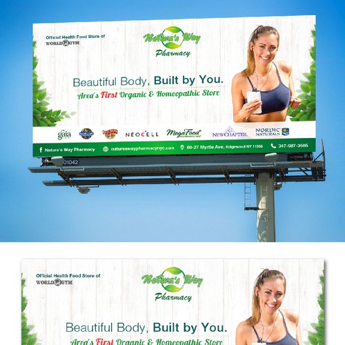 Simple Billboard Concept for Nature's Way Pharmacy