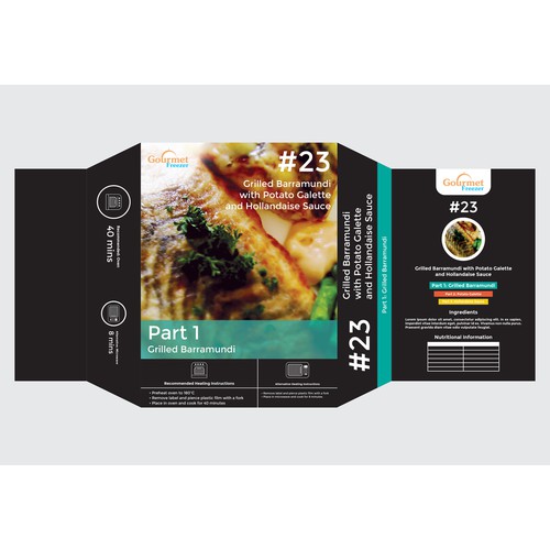 Gourmet Freezer Label Design