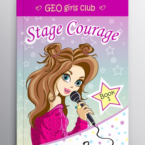 Create book cover for young adult (girls 9-12) series