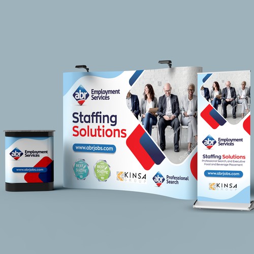 Design for a Staffing and Recruitment Firm for Conference Booth