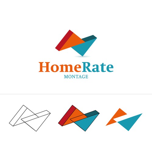 Help HomeRate Mortgage launch a NationWide brand by creating our logo.