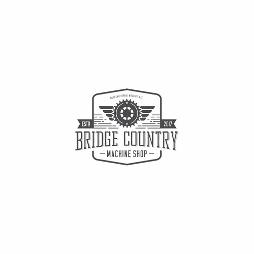 Logo Concept for Bridge Contry Machine Shop