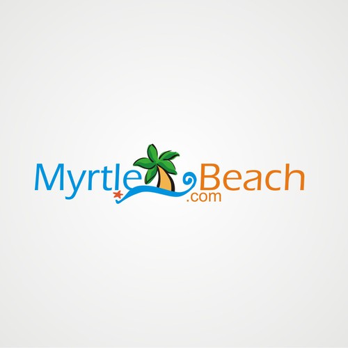 Capture the beach's appeal with a smart, simple logo