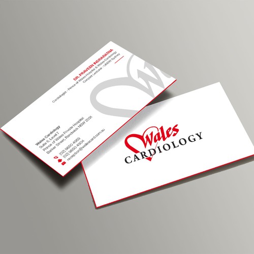 White Business Card