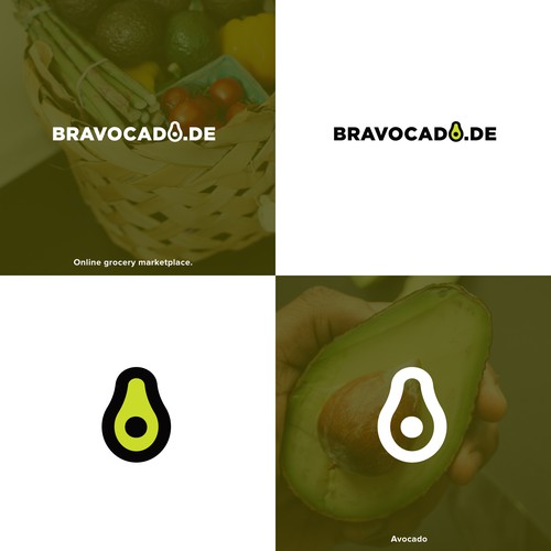 Avocado Fruit Logo